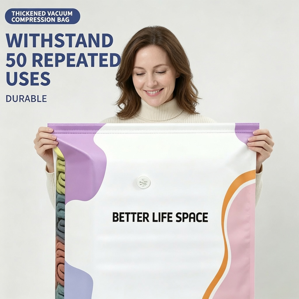 🚚Last day: 78% off丨FREE No-Pump 3D Vacuum Storage Bags
