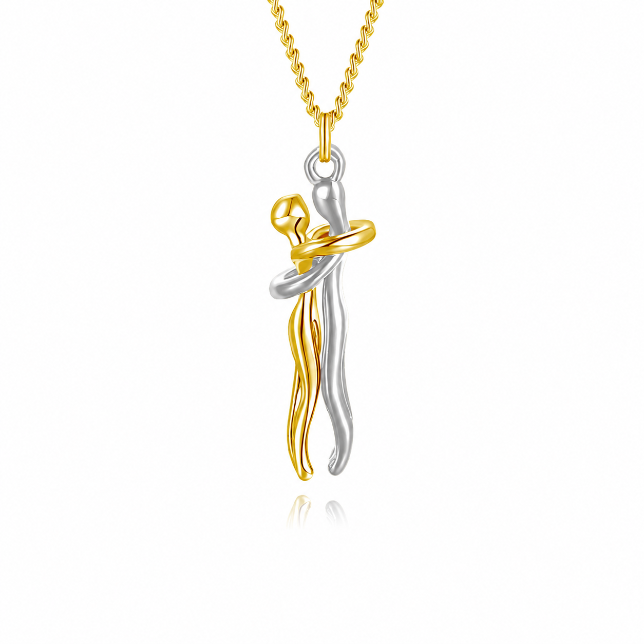 🔥60%off TODAY!丨 Forever Embrace Necklace – A Symbol of Love & Connection--Gift Box Packaging🎁