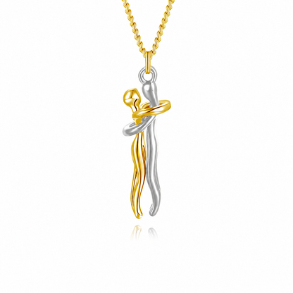 🔥60%off TODAY!丨 Forever Embrace Necklace – A Symbol of Love & Connection--Gift Box Packaging🎁