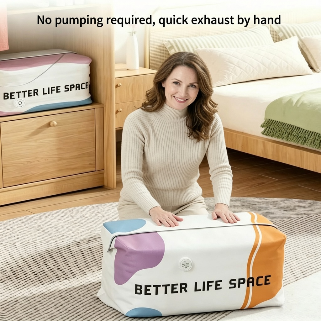 🚚Last day: 78% off丨FREE No-Pump 3D Vacuum Storage Bags