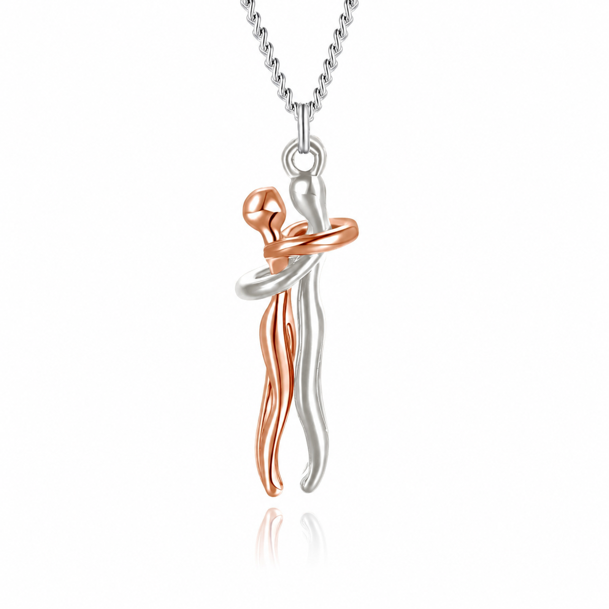 🔥60%off TODAY!丨 Forever Embrace Necklace – A Symbol of Love & Connection--Gift Box Packaging🎁