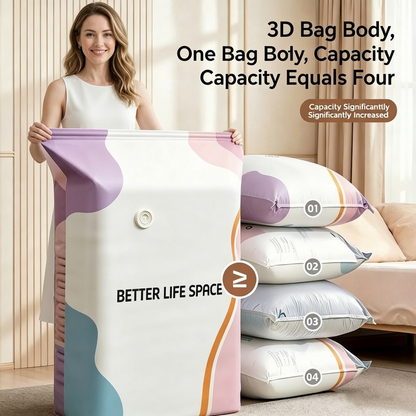 🚚Last day: 78% off丨FREE No-Pump 3D Vacuum Storage Bags