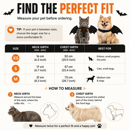 🔥🔥Halloween Bat Wings Costume For Cats & Dogs 🦇