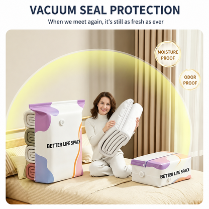 🚚Last day: 78% off丨FREE No-Pump 3D Vacuum Storage Bags