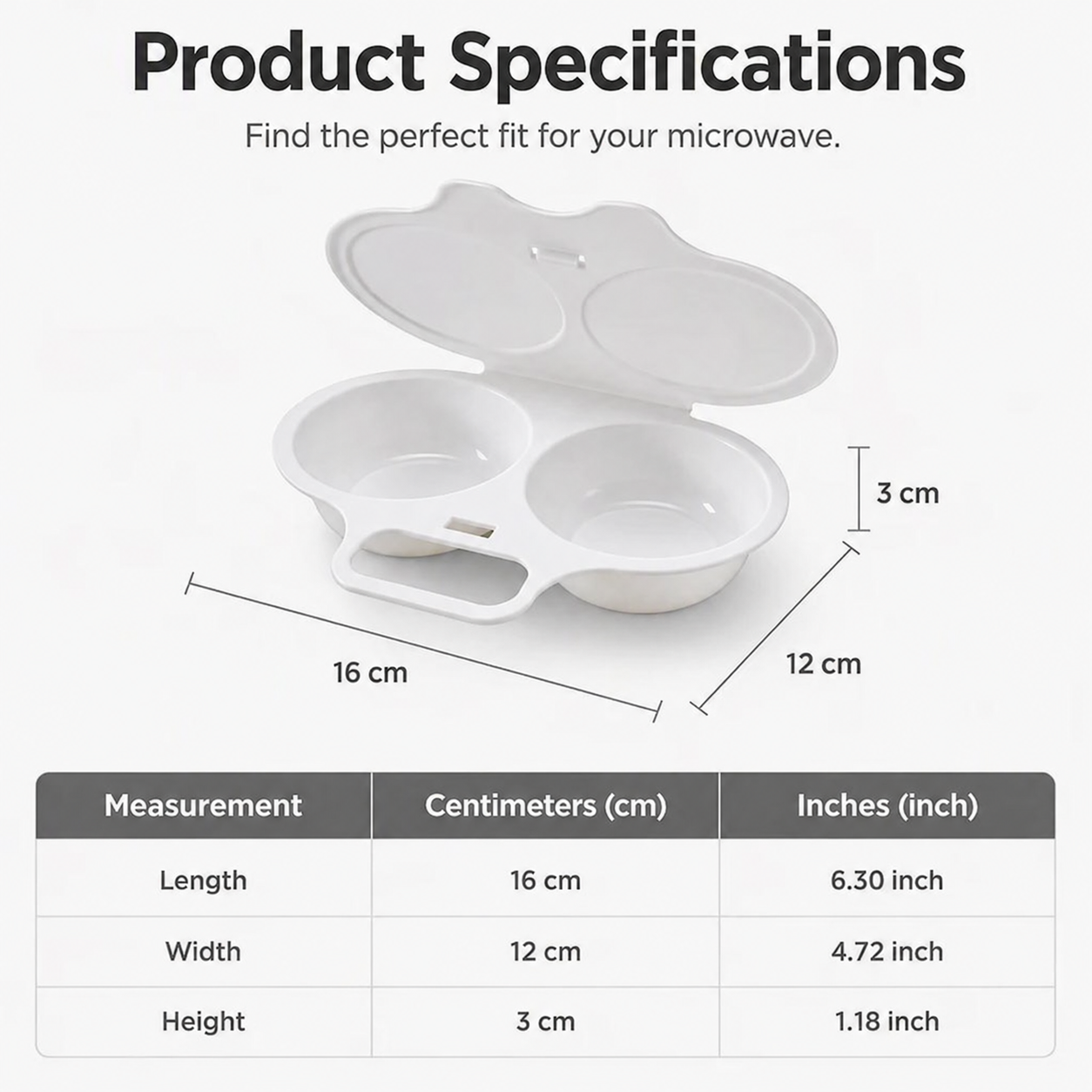 🥳2026 HOT SALE💞50K+ SOLD! 🥚✨  50% OFF + BUY 1 GET 1 FREE! Dual Cavity Microwave Egg Poacher – Quick oil‑free cooking, food‑grade PP & versatile. Perfect for busy mornings – healthy breakfast in minutes! ⚡🍳