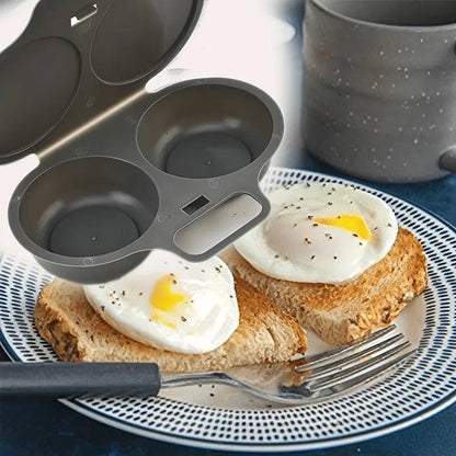 🥳2026 HOT SALE💞50K+ SOLD! 🥚✨  50% OFF + BUY 1 GET 1 FREE! Dual Cavity Microwave Egg Poacher – Quick oil‑free cooking, food‑grade PP & versatile. Perfect for busy mornings – healthy breakfast in minutes! ⚡🍳