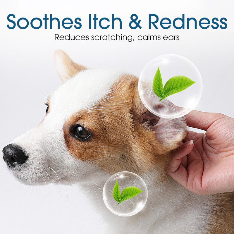 🔥Buy two get one free for a limited time!🔥 🐱 Ear cleaner to relieve ear itching in dogs and cats🐶