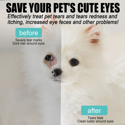🐱🐶 First 50 customers get one free 🌿 Pet eye cleanser and eye drops – gentle pH-balanced formula, safe for dogs and cats. Soothes redness, removes tear stains and everyday dirt. 💧