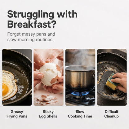 🥳2026 HOT SALE💞50K+ SOLD! 🥚✨  50% OFF + BUY 1 GET 1 FREE! Dual Cavity Microwave Egg Poacher – Quick oil‑free cooking, food‑grade PP & versatile. Perfect for busy mornings – healthy breakfast in minutes! ⚡🍳